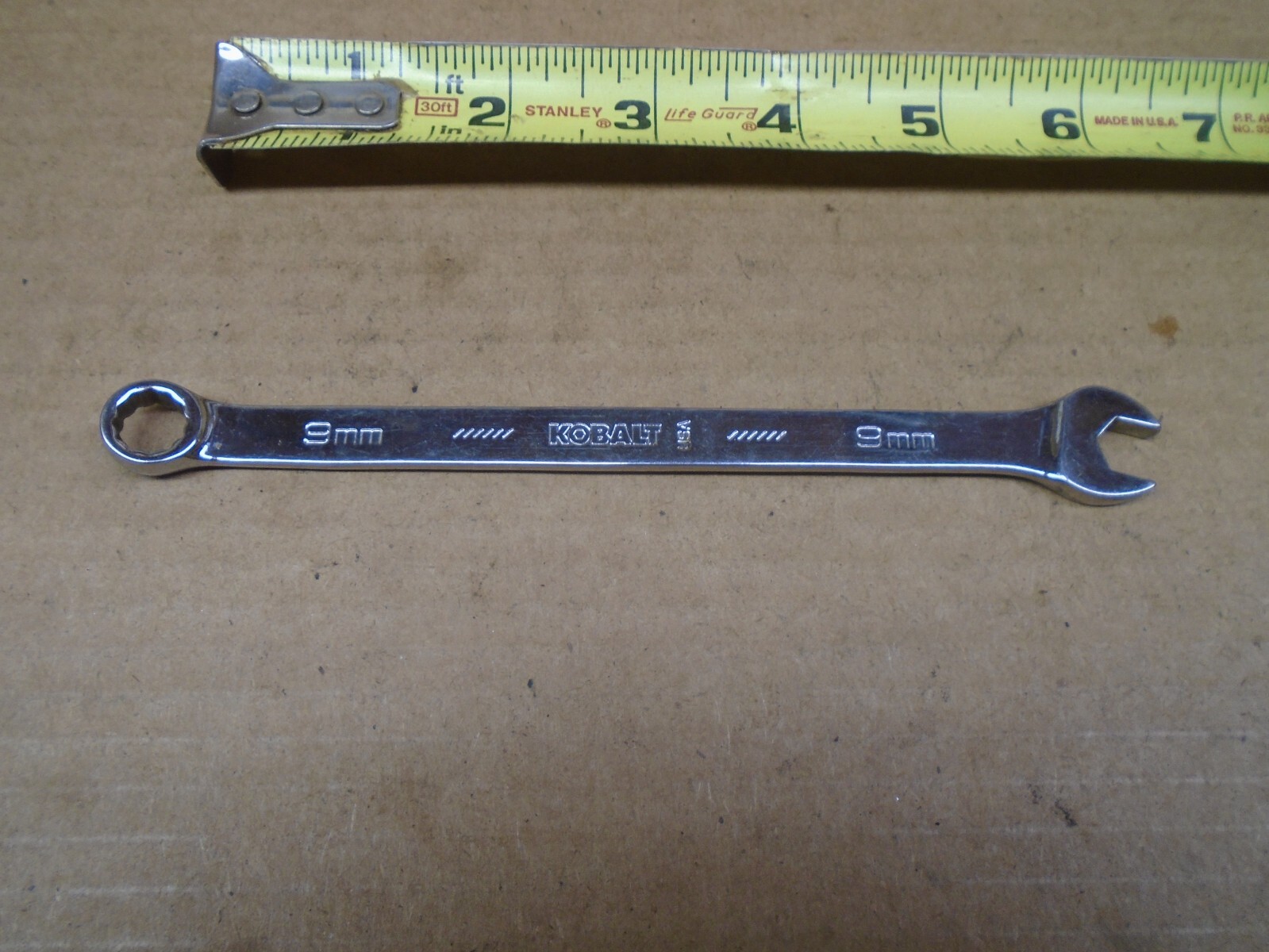 First Generation Kobalt USA 9 MM 12Point Combination Wrench No 01209