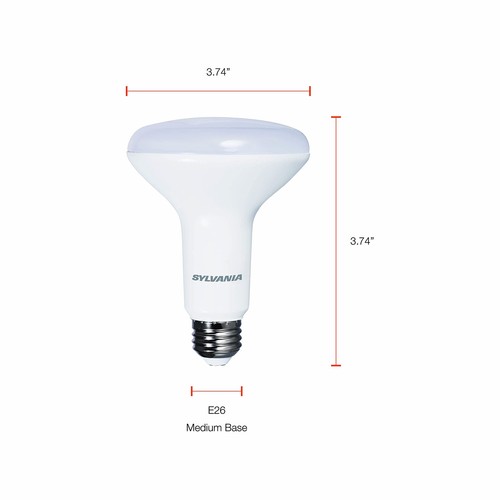 SYLVANIA Flood BR30 LED Light Bulb, 9W, Dimmable, 800 LM, 2700K, 6 Pk - Picture 2 of 5