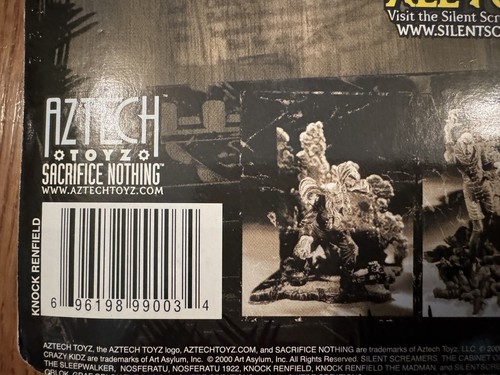 NOSFERATU 1922 Knock Renfield Figure, Silent Screamers Series 1 Aztech Toyz - Picture 8 of 9