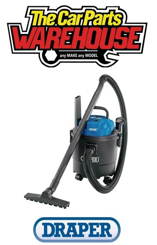 Draper 90107 230V 1250W 15L Wet \u0026 Dry 