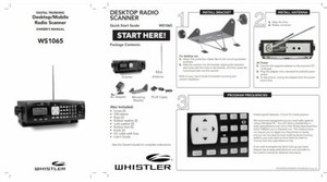 WHISTLER WS1065 Digital Desktop/Mobile Radio Scanner WHISTLER WS1065 Digital Desktop/Mobile Radio Scanner