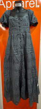 🔥Asos Broderie Button Through Tiered Maxi Dress, NEW, Size 10, RRP £72, B153