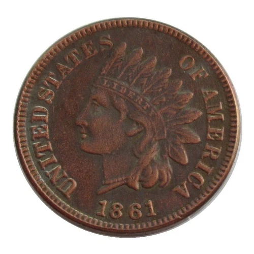~~~1861 Indian Head Cent Penny Better Date Coin Not circulating Good appearance