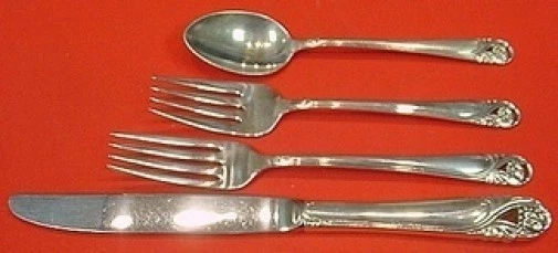 Spring Glory by International Sterling Silver Regular Size Place Setting(s) 4pc - Image 2 of 4