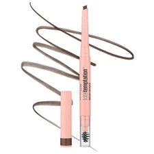 Maybelline Total Temptation Medium Brown Eyebrow Pencil with Spoolie Brush