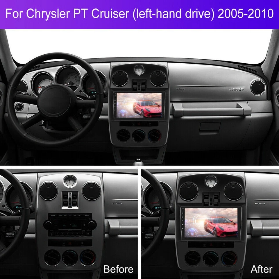 For 2006-2010 Chrysler PT Cruiser Android 15 Navi CarPlay Car Stereo Radio GPS - Изображение 3 из 4