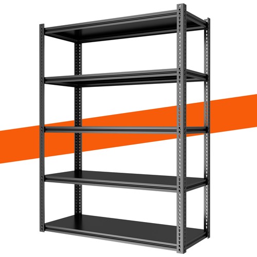 Storage Shelving Unit Garage Storage Rack 5-Tier Adjustable Max Load 800 lbs