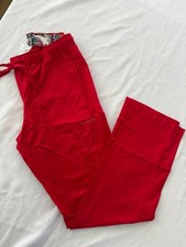scrub pants for women red