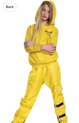 Disguise Kid's Classic Official Yellow Billie Eilish Costume, Size Small S (4-6)