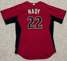 NADY SIZE 48 #22 2011 ARIZONA DIAMONDBACKS GAME USED JERSEY ISSUED RED MLB — photo 8