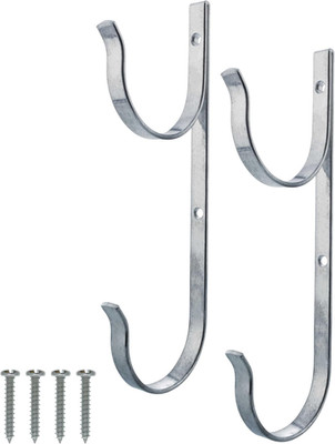 Pool Pole Hanger - 2 Aluminum Pool Hooks for Poles - Equipment Fence Hook for...