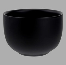 Double Wall Heat Retaining Stainless Steel Shaving Bowl Mug Cup Black Travel Men