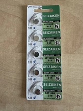 Seizaiken (made by Seiko Instruments, Inc.) 315 (SR716SW) watch batteries; 5 pk.