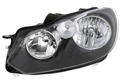 Scheinwerfer links für VW Golf 6 2008-2016 Halogen H7 H15 VI mit LWR Stellmotor
