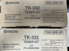 Kyocera TK-332 Black Laser Toner Kit 2 Pack for FS-4000DN 1T02GA0US0