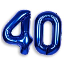 Inch Balloon Large Helium Royal Blue Number Balloons 0-9 40 Navy Blue Number
