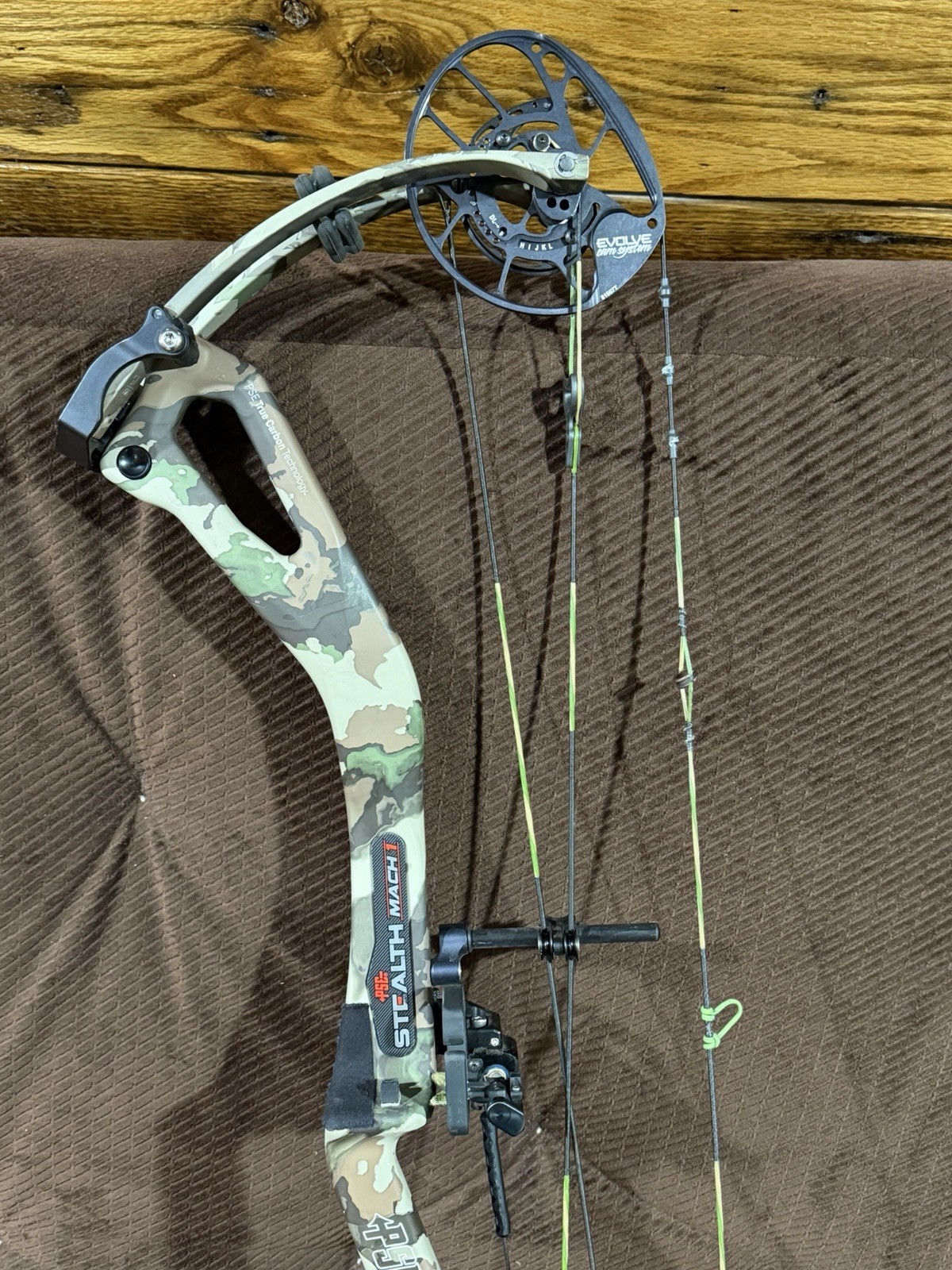PSE Carbon Air Stealth Mach 1 Firstlite Camo 70#Draw Weight Right-Handed