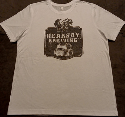 XL Hearsay Brewing Co Skeleton Pirate Graphic Beer Collection T Shirt