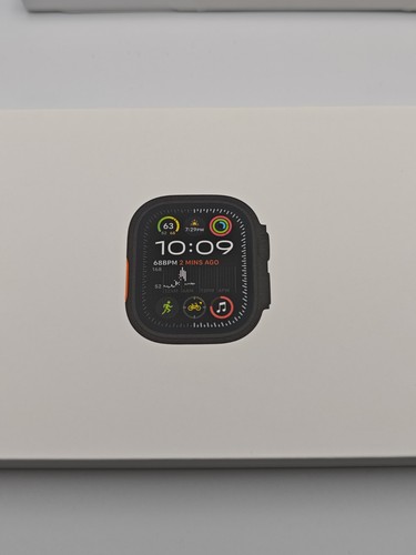 Brand New Apple Watch Ultra 2 Black Titanium With Black Titanium Milanese Loop - Picture 10 of 17