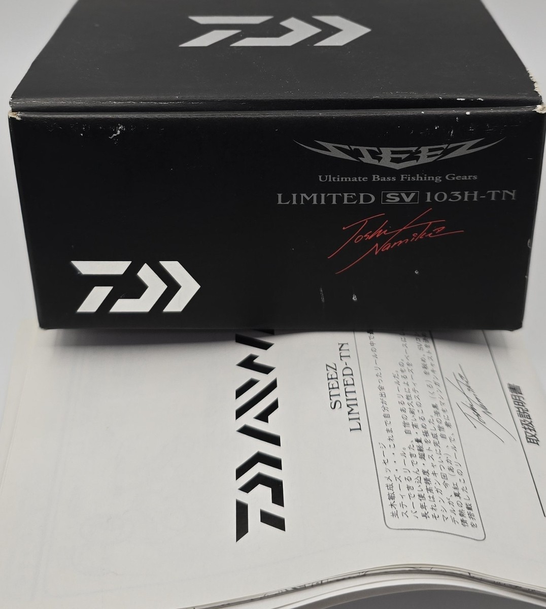 Daiwa Steez Limited SV 103H-TN Baitcast Reel Right Toshi Namiki