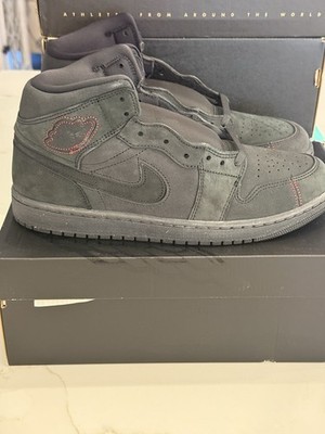 Nike Air Jordan 1 Mid SE Craft Dark Smoke Red Size 10.5M - Brand New HOT  