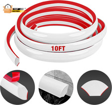 Flexible Quarter round Molding Self Adhesive White, 10 Ft Peel and Stick Flex
