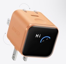Anker Nano ORANGE USB C Wall Charger, 45W Fast Charging Smart Display PRESALE