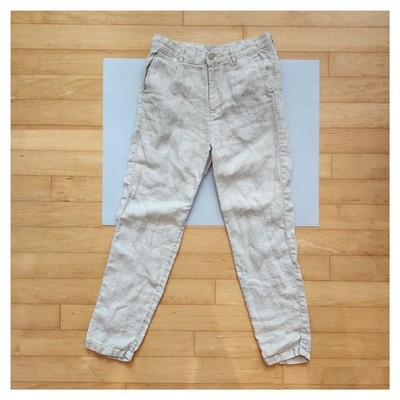Porter & Ash 100% Linen Pants 29x27 Womens Trousers Mens Summer