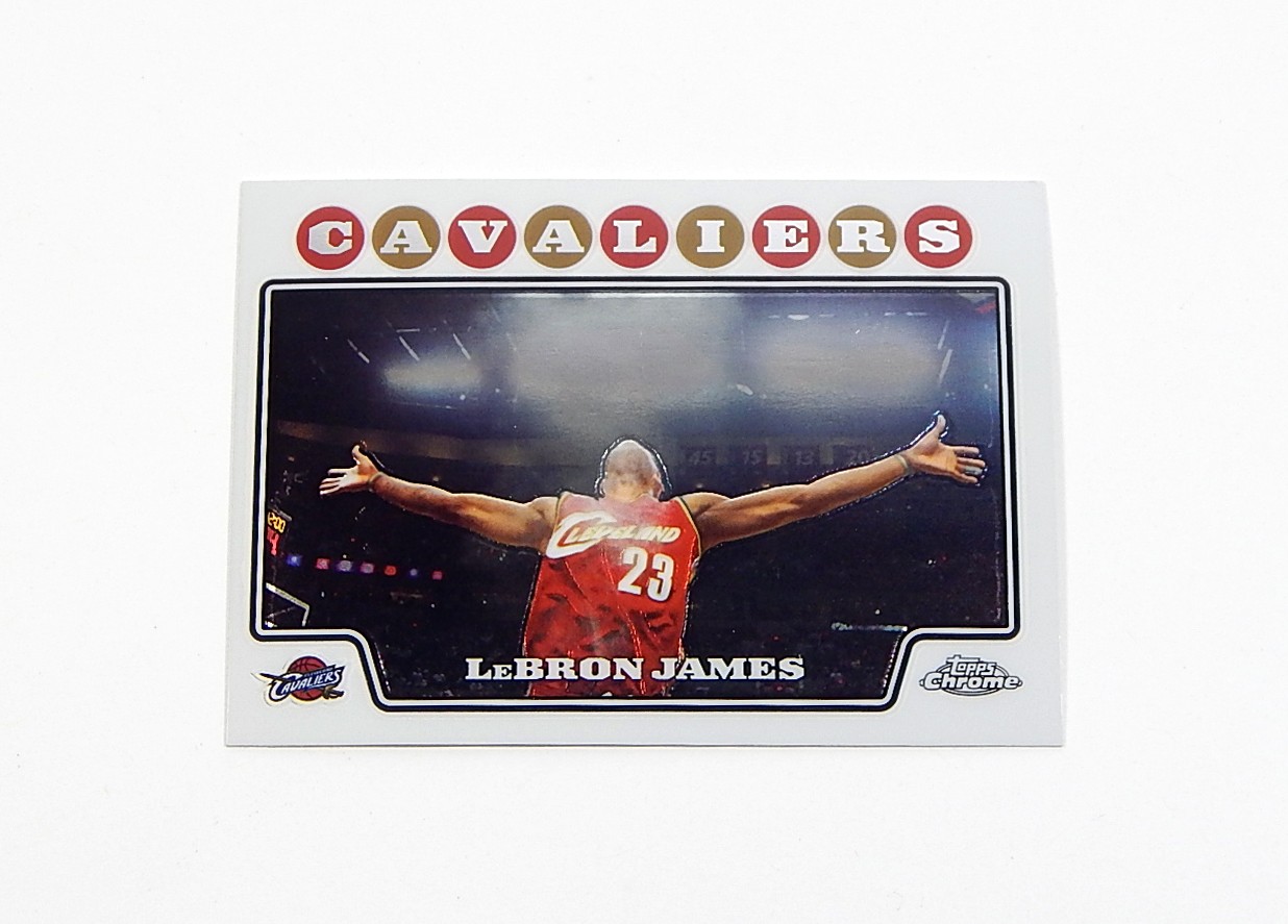 2008-09 Topps Chrome LeBron James #23 Chalk Toss Cavs Nm/Mt