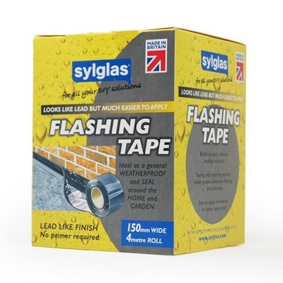Sylglas Blinkband Dachabdichtung & Reparatur Wetterschutz Blei wie 150mm x 4m