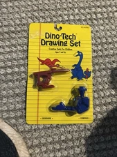 Transforming kids, compass and scissors vintage toy set