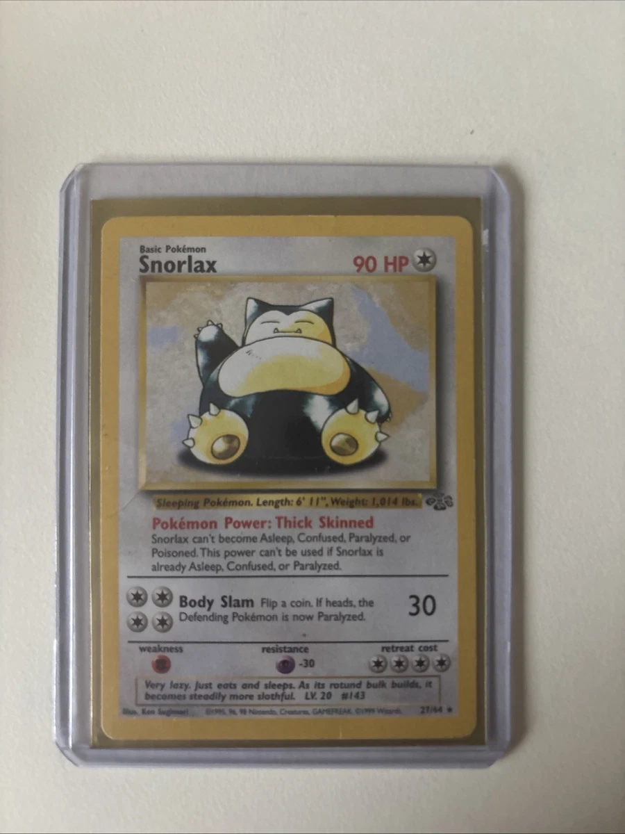 Snorlax 27/64 Jungle for sale | eBay
