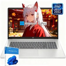 HP 17" HD+Touch & Backlit Laptop AI PC Intel Core Ultra 7 255U UpTo 64GB 2TB SSD