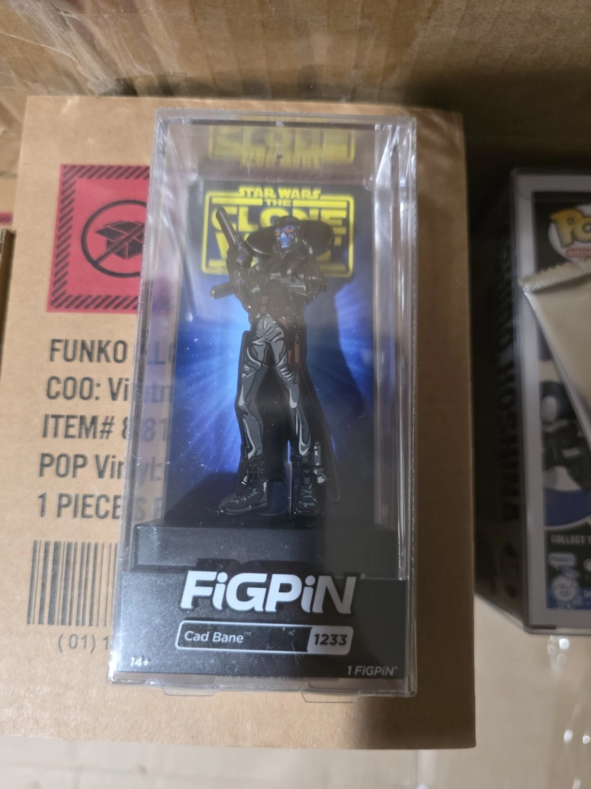 Figpin Star Wars The Clone Wars Cad Bane #1233 Pops & Pins Exclusive LE 1000