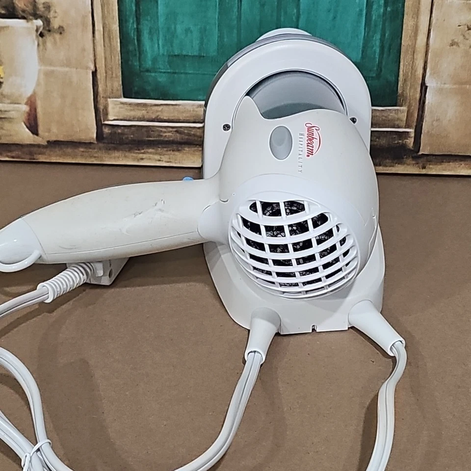 Secador de pelo Sunbeam doble vatio 3 velocidades montaje en pared Foto 2 de 4