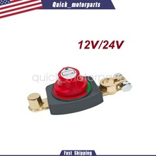 Top Post Battery Disconnect Switch 12/24V Marine Battery Cut-Off Switch Isolator