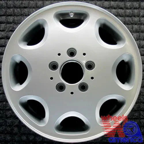 Wheel Rim Mercedes-Benz 300SD 300SE 400SE S320 S500 S580 S600 Silver OE 65153 - Image 3 of 4