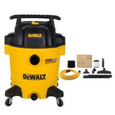 DeWalt 12 Gallon Wet Dry Vacuum 5.5HP Quiet Shop Vac 65dBA 20ft Cord