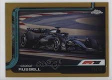 2025 Topps Chrome Formula 1 F1 Cars Gold Refractor /50 George Russell #79 1m6p