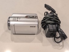 Sony Handycam DCR-SR68 80GB Camcorder - Silver- Tested and Works