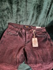 Jeans Cloud 72 Biker Rocker Goth Raro Vintage Taglia 36 Marca Giapponese