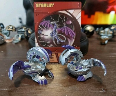 Bakugan Darkus Wavern & Naga CUSTOM REPAINT Card Accurate Set W/ Card READ!!