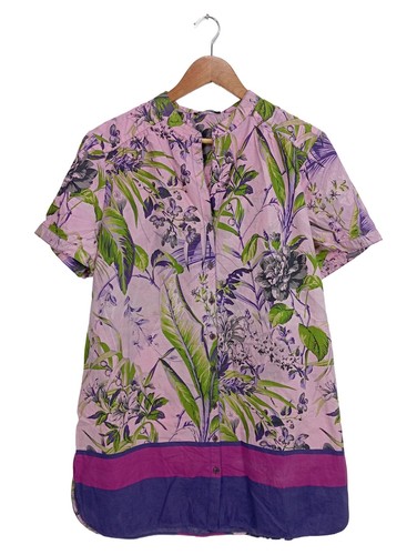 Camicia Chunoy Donna In Chiffon Floreale – Maniche Corte, Apertura Frontale, Stile Kimono, Leggera E Traspirante, Taglia XXL, Colore Multicolore - 5