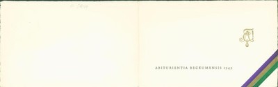 13816813 - 4720 Beckum invitation class reunion hinged card