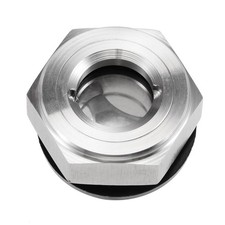 Oil Sight Glass M18x1.5mm Male Threaded Air Compressor Fittings with Gasket