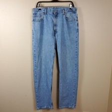 Vintage Levi's 505 Regular Fit Straight Leg Jeans Size 36x32