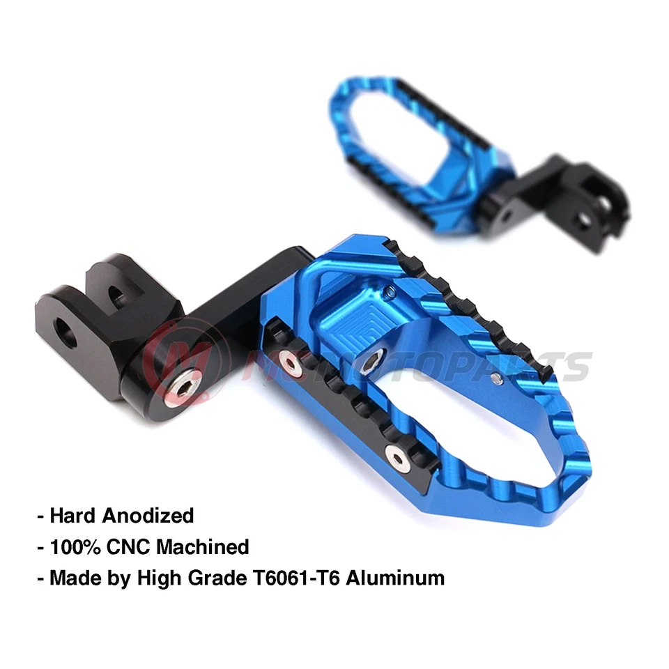 TRC Blue Foot Pegs Rider 25mm Adjusable For Suzuki GSXR 1000 00-04 03 02 01 — 第 4/4 张图片