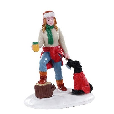 Lemax-02965-287, Jumberjill Sonja, Weihnachtsdorf, Weihnachtsfiguren