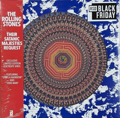 THE ROLLING STONES Their Satanic Majesties Request limited Zoetrope Picture Disc