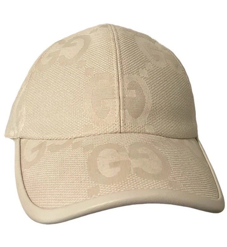 Gucci jumbo GG canvas baseball hat Authentic Gucci Monogram Jumbo GG Mosteri Baseball Hat | eBay main image 2